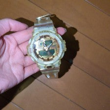 G-SHOCK DW-5600 Clear Gold Watch #QYAXRM