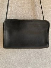 Old Coach Shoulder Bag, Black #QY4B16