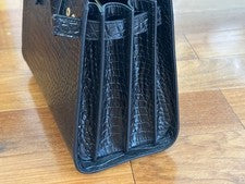 SAINT LAURENT crocodile embossed handbag #QYGB08
