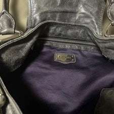miu miu handbag gray leather