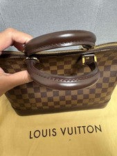 LOUIS VUITTON Damier handbag, medium size #QY27AB