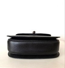 GUCCI Bamboo 2-Way Bag, Black, with Shoulder Strap #QY74IA
