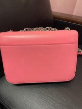 CHRISTIAN LOUBOUTIN pink bag, Louboutin studs, ribbon, spikes #QYB58T