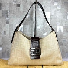 FENDI Mamma Baguette Zucca Handbag Tote Bag #QY301Q
