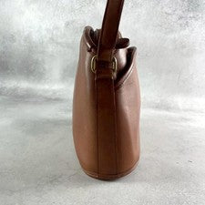 COACH Old Coach Shoulder Bag 9976 Leather USA Brown #QYC8BS