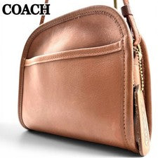 Old Coach shoulder bag, leather, brown #QYCV5V