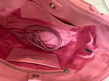 [Beautiful item 】miu miu Matelasse Crystal Tote Bag Pink