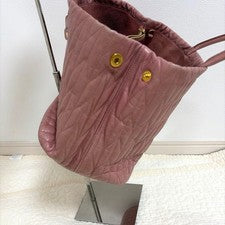 MIU MIU Matelasse Ribbon Bag Pink