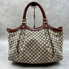 GUCCI Sukey Diamante Handbag Tote Bag Brown #QY0PC5