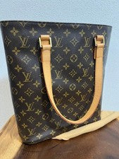 LOUIS VUITTON Monogram Vavin Tote Bag Brown Monogram Canvas #QY2LY0
