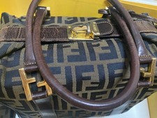 FENDI Zucca pattern handbag 2-way wallet set #QYG48O