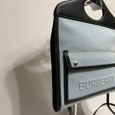 BURBERRY Shoulder Bag, Canvas Clutch, 2-Way #QY91VA
