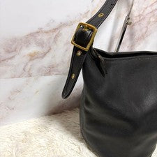 COACH Old Coach Shoulder Bag 9085 Black #QY6O2N