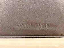 Miu Miu Nylon Boston Bag Tote Bag Brown