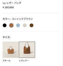 miumiu IVY bag cognac