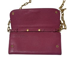 MIUMIU Chain Wallet Wallet Shoulder Bag Pink