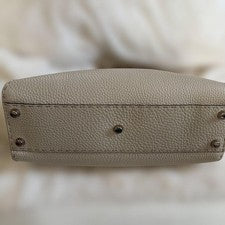 FENDI Medium Selleria Peekaboo White Women #QY2E7A