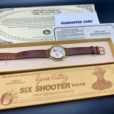 1992 Gene Autry SIX SHOOTER Wristwatch #PFINOP