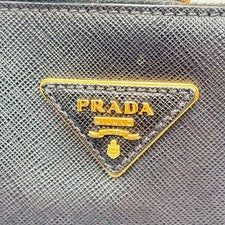 PRADA Saffiano Dome-Shaped Handbag, Black with Gold Hardware #QY5EWM