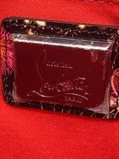 Christian Louboutin 2-Way Clutch Bag, Chain, Enamel, Multicolor, LOUBIPO #QYJI69