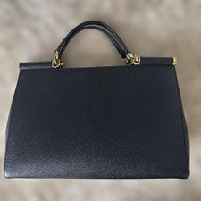 DOLCE&GABBANA handbag, black, Sicily #QY56G0