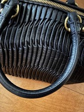 COACH Black Leather Handbag #QY4RKN