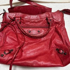BALENCIAGA BAG Balenciaga Classic City Red 2WAY Storage #QYBLMT