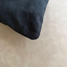 THE ROW Small Bindle Black Suede Handbag #QYG3Z3