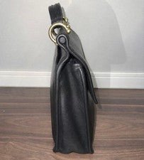 90s USA-made Old Coach 2-way bag, black #QYJY4P
