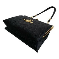 Vivienne Westwood handbag with cutwork design, black. #QY09KG