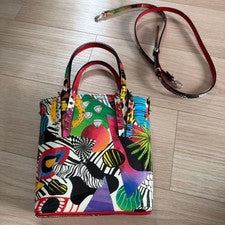 Christian Louboutin Cabata N S Mini Studded Enamel 2-way #QY08M8