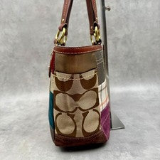 COACH Patchwork Tote Bag with Turnlock closure 11358 (Handbag) #QY7Y86