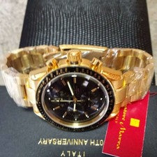 Gold IP coating Multifunction chronograph 100M water resistant #PFAIZ1
