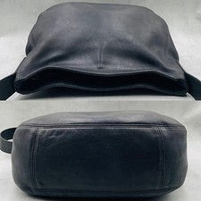 COACH Old Coach One-Shoulder Bag, Black Leather, 4161, 】 #QYELC5