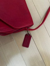 Coach Old Shoulder Bag, Red #QYL8EG