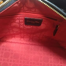 Christian Dior Enamel Black Lady Dior #QYEU49