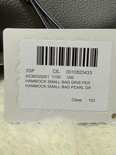 LOEWE Hammock Small, Pearl Grey #QYDYTC