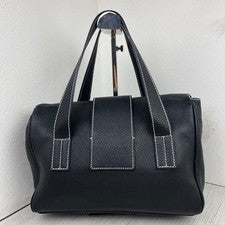 TIFFANY&Co. Handbag Tote Bag Turnlock Blue #QYJJ57