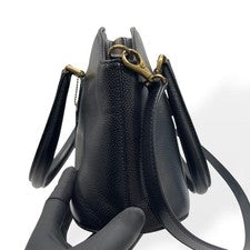 COACH Old Coach 2-way Shoulder Bag, Made in Italy, Black #QY9FZH