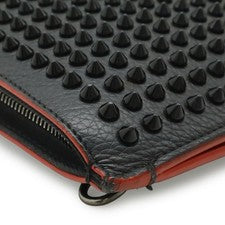 Christian Louboutin TRIC TRAC Small Handbag 3-Way Shoulder Bag Black Red #QYF7V0