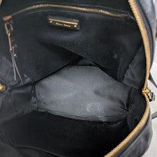 Miu Miu Rucksack Matelasse Leather Backpack Black Gold