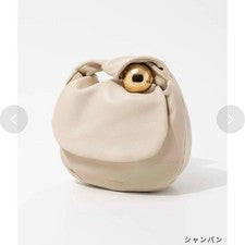 JIL SANDER SPHERE POUCH Champagne Color #QYDBPN