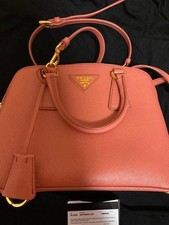 PRADA 2WAY Shoulder Tote Bag Leather Lightly Pre-Owned From Japanese From Japanese #QY8TWW