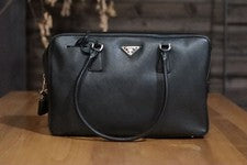 PRADA SAFFIANO LUX 1 Handbag NERO #QYEEDT