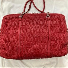 miu miu Miu Miu Nappa Crockett Matelasse Bag