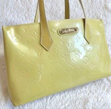 LOUIS VUITTON Spring-colored LOUIS VUITTON Vernis Monogram Wilshire #QY5UOJ