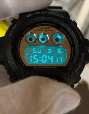 G-SHOCK DW-6900 Metallic Classic Triple Eye Gunmetal Gray #QYEE78