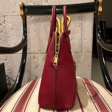 PRADA handbag, Saffiano leather, red #QYFWBA
