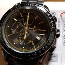 High-performance center chronograph men's chronograph watch with black I #QY68N3