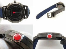 Paul Smith BH2-049-50 Church Street 2019 model, stainless steel, leather #QYINB5
